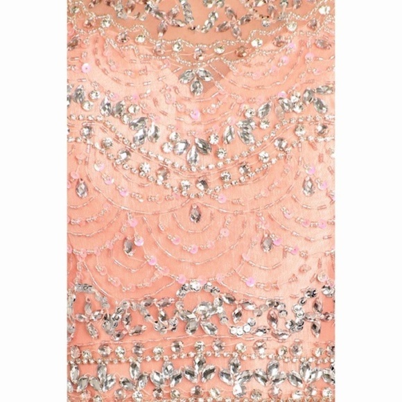 1694 2 PC Sexy Mermaid Blush Dress - Picture 5 of 7